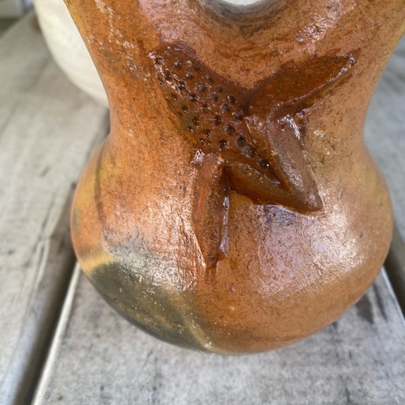 Vintage Navajo Traditional Handcrafted Wedding Vase Symbolizing Union 6 1/4” - Picture 5 of 11